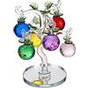 BTSKY Albero di melo artificiale in cristallo, ornamento da tavolo, Feng Shui, decorazione per albero di mele in cristallo
