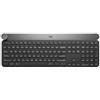 Logitech Craft Tastiera Wireless, 2.4 GHz/Bluetooth, Pulsante Girevole di Comando, Tasti con Retroilluminazione Automatica, Ricaricabile, PC/MAC/Portatile, Disposizione QWERTY Italiano, Nero