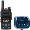 FIFISH Phasmophobia 4G Zello Walkie Talkie 100 Km POC PTT Smart Phone Network Transceiver Amateur Android Two Way Radio (add desktop charger)