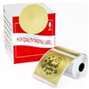 Phomemo Etichette rotonde M110 M108 M100 M120 M200 M220 M221 - Etichette termiche per prezzo, nome, indirizzo, logo, codice a barre, 50 mm x 50 mm, oro (140 etichette, 1 rotolo)