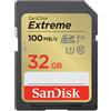 SANDISK - CARDS SanDisk Extreme SD UHS-I Card 32 GB Classe 1