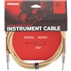D'Addario Planet Waves D'Addario Custom Series - Cavo intrecciato per strumenti, tweed, 3 m