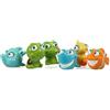 Aqua Della, Decorazione per Acquario Assortiti Mini Animali 4x4x5 cm, Ornamento in Resina Poliestere, Non Tossico e PH Neutro, per Acquario Acqua Dolce e Salata, Estremamente Dettagliato