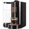 K-FEE TWINS II - Macchina per capsule per caffè, tè e cacao | Macchina da caffè per tazze grandi | Riscaldamento rapido | Serbatoio acqua da 2,3 l | 19 bar | Rame nero