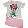 BABY DISTRIBUTION Pigiama maglia maglietta pantaloncino bimba neonato Disney Minnie Mouse rosa 18 m