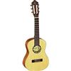 Ortega Guitars Chitarra Concerto Misura 1/4 - Serie Family - include Gig Bag - top in mogano/abete (R121-1/4)