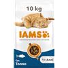 IAMS Cibo secco con tonno per gatti da 1+, 10 kg