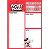 Grupo Erik: Planning da Tavolo A5 Mickey Mouse, Planner settimanale con 54 fogli a strappo, 14,8 x 21 cm, Agenda Organizer, To Do List Planner, Planner settimanale da scrivania