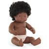 Miniland MINILAND31054 38 cm African Girl Doll Senza Biancheria Intima