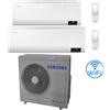 Samsung Climatizzatore Condizionatore Samsung WINDFREE AVANT R32 Wifi Dual Split Inverter 12000 + 18000 BTU con U.E. AJ080TXJ4KG/EU NOVITÁ Classe A++/A+