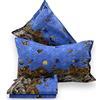 L'Emporio Casa Set Lenzuola Completo di Cotone 100% Italiano Tramonto Coralli Stelle Luna Pesci Varie Misure (Singolo, Pesci)