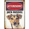Plenty Gifts SeInsegna di metallo jack russell