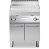Ristosubito Fry trop gas Piastra liscia cromata MDLR Armadio con porte Modello F7070FTGCLP