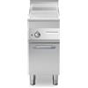 Ristosubito Fry trop elettrico Piastra rigata cromata MDLR Armadio con porta Modello F7040FTECRP