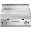 Ristosubito Fry trop gas Piastra 2/3 liscia 1/3 rigata cromata MDLR Modello F7070FTGCLRT