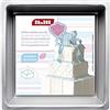 Ibili 815215 - Stampo per Dolci, Quadrato, Extra Profondo, 15 x 10 cm