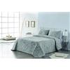 VIALMAN Copriletto Bouti Leggero Sofia 29 con Un Design in Cashmere per Letto Matrimoniale da 150 cm | Copriletto Cachemire 150 | Copriletto Paisley 250 x 270 cm, Colore Grigio