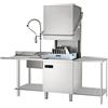 Lavastoviglie a CAPOT elettromeccanica cestello 50x50 con tavolo entrata e uscita