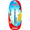 Pentel P207 - Portamine per mine da 0,7 mm, guidamina fisso da 4 mm, astuccio incluso, colore: Blu