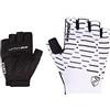 Ziener Cammi - Guanti da ciclismo da donna, traspiranti, ammortizzanti, colore bianco, 6