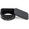 JJC LH-XF27 Paraluce in Metallo con Cappuccio per FUJIFILM XF 23mm XF 27mm F2.8 R WR, Sostituisce il Paraluce Originale Fujifilm LH-XF27, Riduce il Bagliore Dell'obiettivo - Protegge L'obiettivo