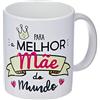 Mopec G300.2.7 - Tazza in ceramica per melhor mãe do Mundo, in confezione regalo, porcellana