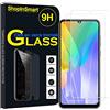 ShopInSmart®, 2 pellicole protettive in vetro temperato di alta qualità per Huawei Y6p 6.3 MED-LX9 MED-LX9N ART-L29 - trasparente