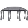 vidaXL AX Gazebo 5.2x3.49x2.55m Antracite Tendone Tetto Barbecue Ombrari Veranda 48035