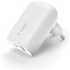Belkin Caricatore rapido multiporta (USB-A & USB-C) - 37W | Belkin | bianco