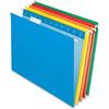 Pendaflex Cartelle portadocumenti sospese, formato lettera, colori assortiti, linguette regolabili 1/5, 25 per scatola, 1 set