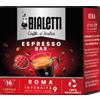 BIALETTI Box 16 Capsule Caffè Bialetti Miscela ROMA originale