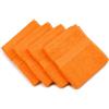 GOZZE Gözze - Asciugamano Piccolo New York, Set da 4 Pezzi, Morbido e Assorbente, 100% Cotone, 30 x 30 cm - Arancione