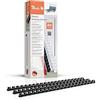 Peach Raccoglitore in plastica A4, 10 mm, per 65 fogli, 100 pezzi, nero