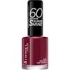 Rimmel London Smalto per unghie 60 Seconds Super Shine, No 340 - Berries and Cream, 8 ml