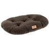 Ferplast Cuscino Cane e Gatto RELAX MICROFLEECE, Cuccia in Caldo e Soffice Micropile per Taglia Media, Lettino per Cani Lavabile, 65 x 42 x 12 cm. Marrone