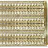 Kunze Walter Kunze design Dresden Trim Border nappa frange strisce, Gold, 5/8-Inch