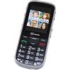 M Mobile M-MMFACPR Facile Premium Telefono Cellulare, (GSM - Display LCD da 2,4 - 2 MP), Nero/Cromo