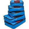 TravelWise Bagagli, blu, 1 piccolo, 2 medio, 2 grande, cubi per organizzazione bagagli confezione da 5