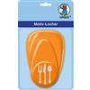 Ursus Perforatore con Leva, Medio, Menu, ca. 25,4 mm, Colore: Arancione