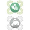 Mam Start Nano Succhietto in Silicone 0-2 Mesi 2 pezzi colore neutro