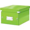 Leitz Click & Store WOW Scatola Archivio Piccola, per Riporre e Trasportare Documenti A5 e Oggetti di Piccole Dimensioni, Adatta a Casa e Ufficio, Verde, 60430054
