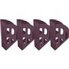 helit H2661025 - Portariviste the green bridge DIN A4-C4 rosso bordeaux | 4 portadocumenti in plastica riciclata, certificati Blauer Engel