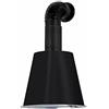 Elleci Cappa Cucina Aspirante a Parete Larghezza 45 cm colore Nero