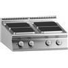 Ristosubito Cucina elettrica MDLR 4 piastre quadre Modello CL9080PCEST