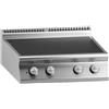 Ristosubito Cucina elettrica in vetroceramica MDLR 4 zone di cottura Modello CL9080PVET Dim. cm L.80 P.90 H.28