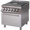 Ristosubito Cucina elettrica tuttapiastra MDLR 4 zone di cottura Modello CL9080TPFE Forno elettrico