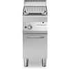 Ristosubito Griglia pietra lavica 1 zona di cottura MDLR Modello F7040GRLIP Armadio con porta