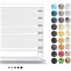 SANITEASY Zero Home Tende a Rullo per Interni Doppio Strato Giorno e Notte, Senza Foratura, Tende per Finestre, Tendine Finestra a Vetro, Fatto su Misura, Larghezza 30-129, Altezza 120-220, 27 Colori