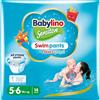 Babylino Sensitive SwimPants, Pannolini Mare e Piscina, Taglia 4/5 (9-15kg), 84 Unità