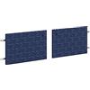 trendteam smart living - Set di 2 porte TV - Soggiorno - Sentra - Dimensioni 60 x 36 x 2 cm - Colore Blu scuro - 224032084